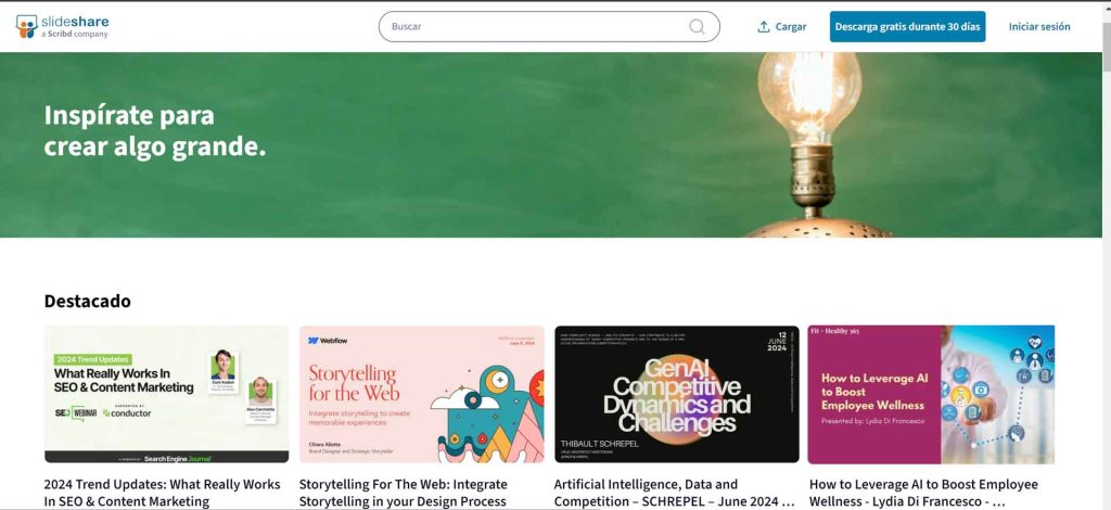 Descargar de Slideshare sin Cuenta