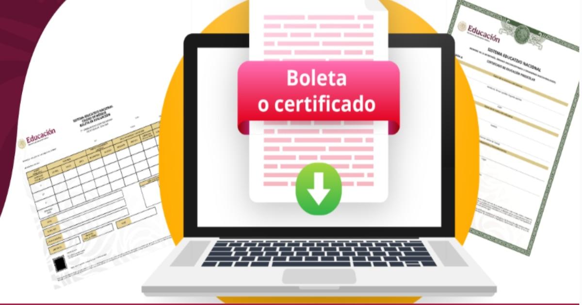 Boleta de Educación Básica digital