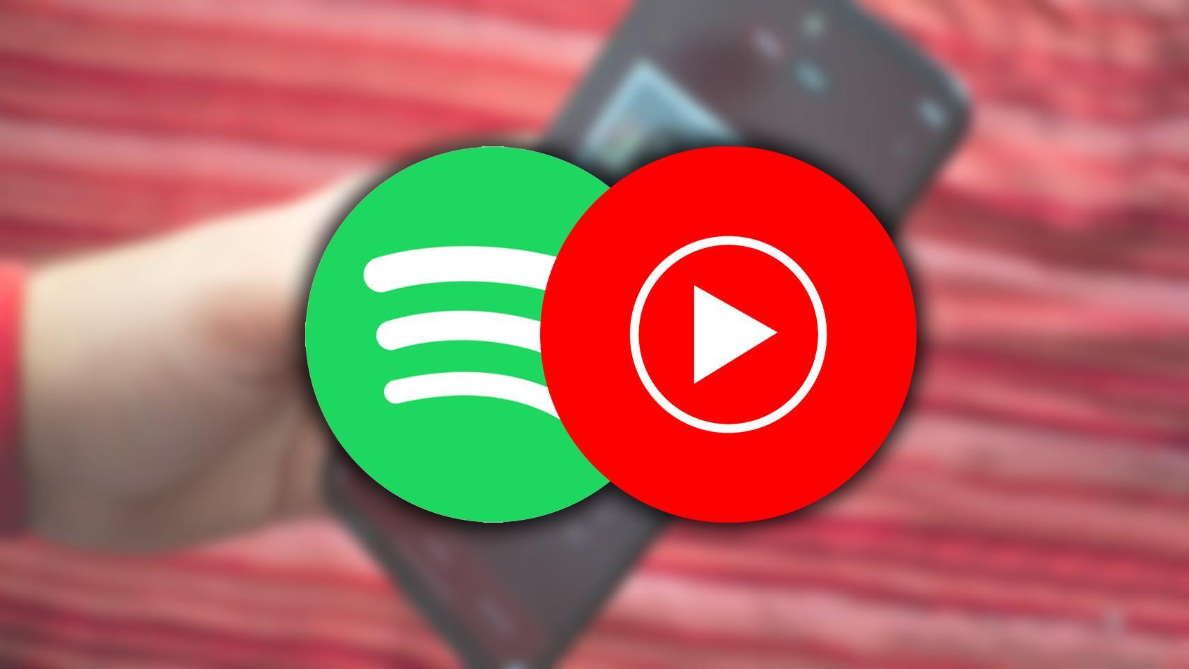 Calidad de sonido en Spotify y YouTube Music