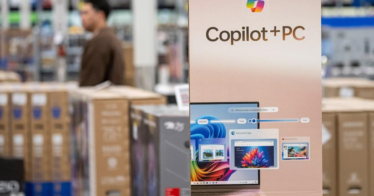 Pantalla de error Copilot Microsoft