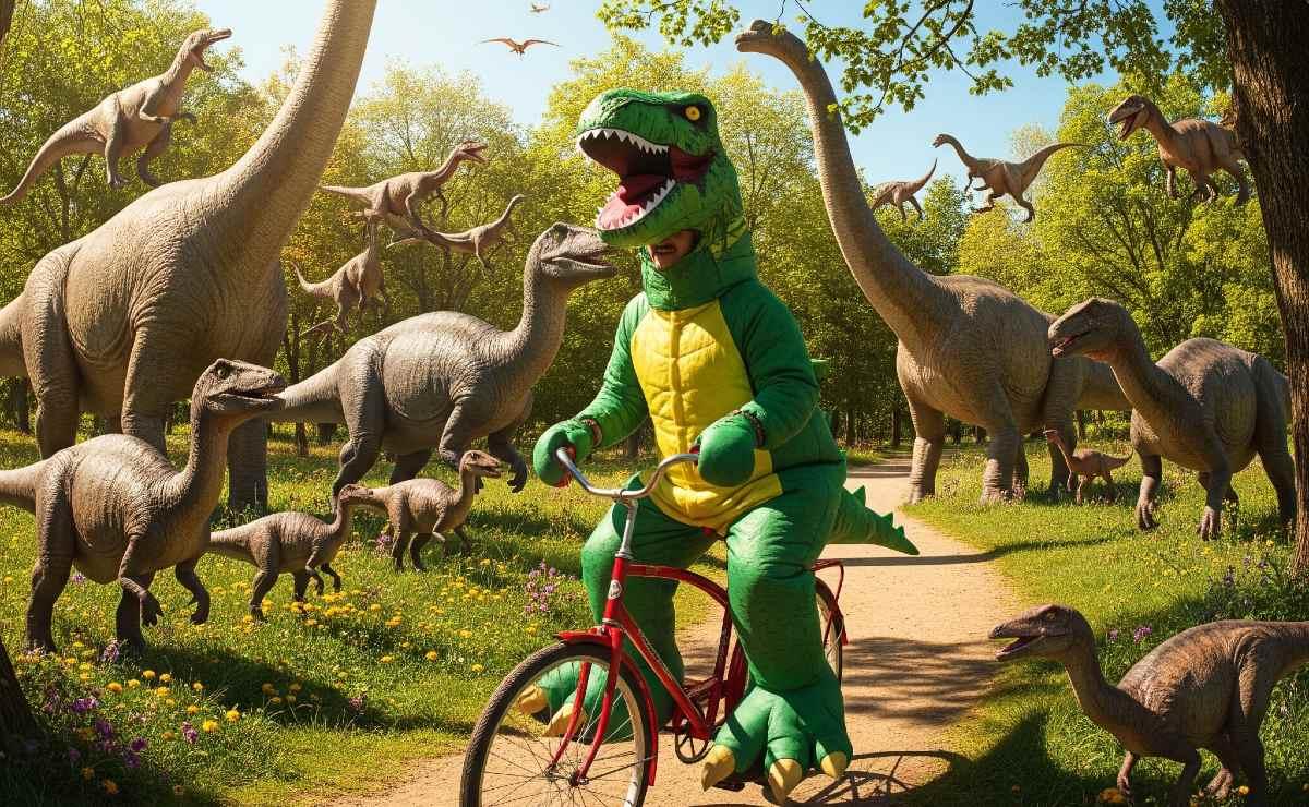 Exhibición de dinosaurios en Dino Aventura Asunción