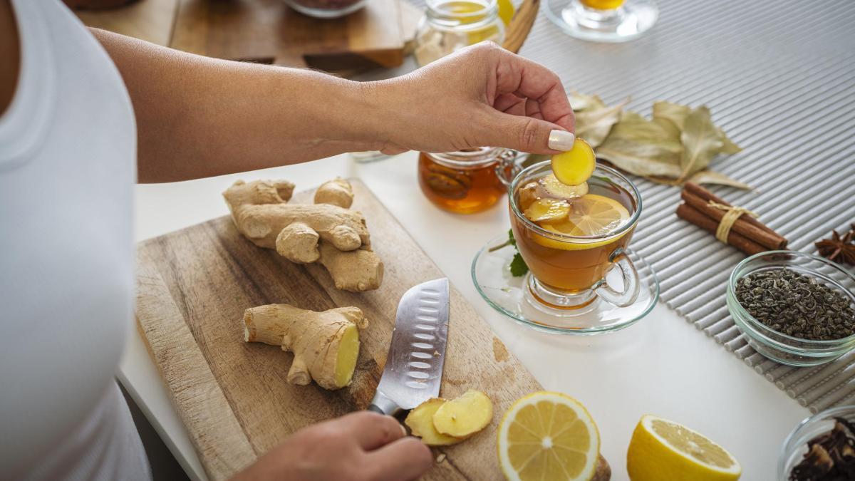 Jengibre con propiedades antiinflamatorias