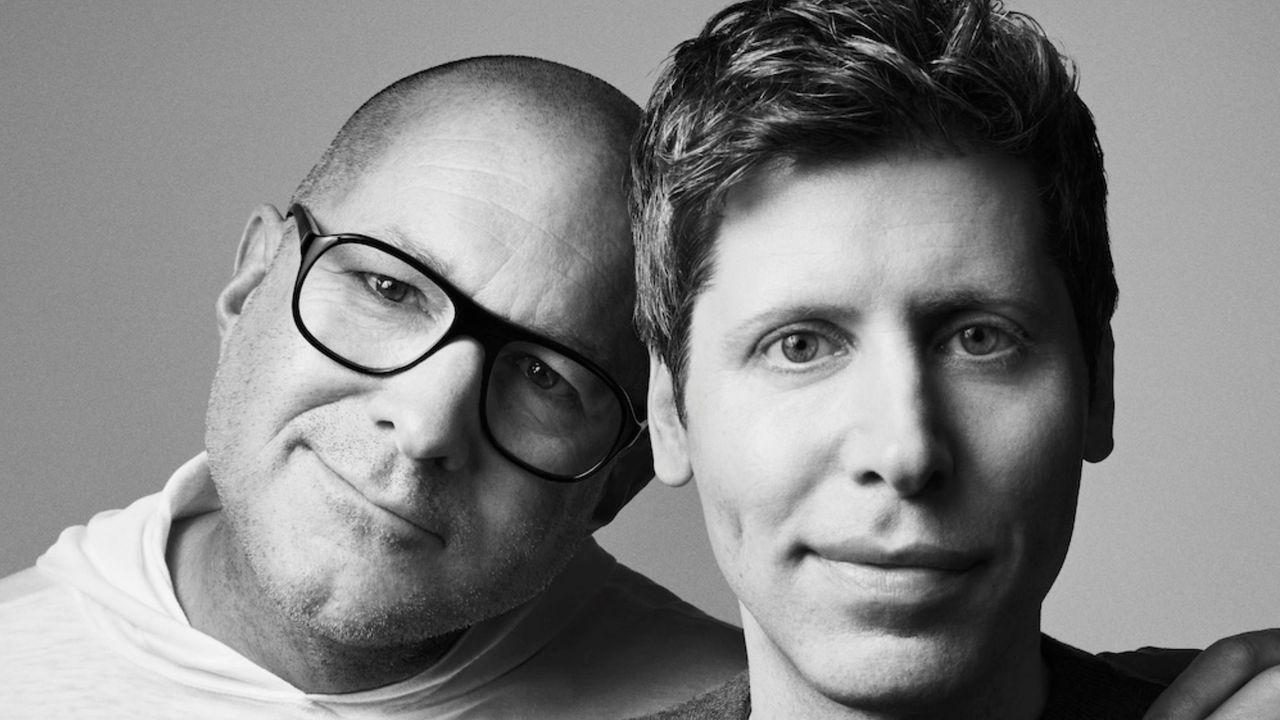 Jony Ive y Sam Altman trabajando en OpenAI