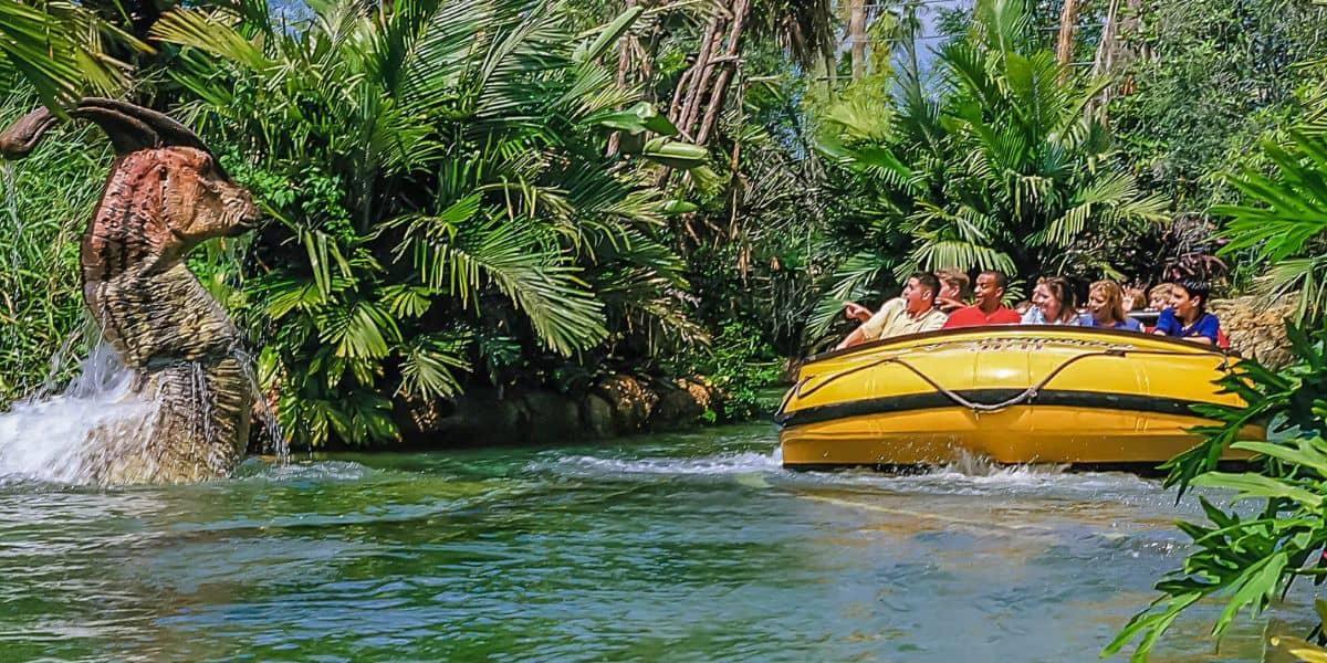 Barco de la Jurassic Park Boat Ride de Universal Orlando