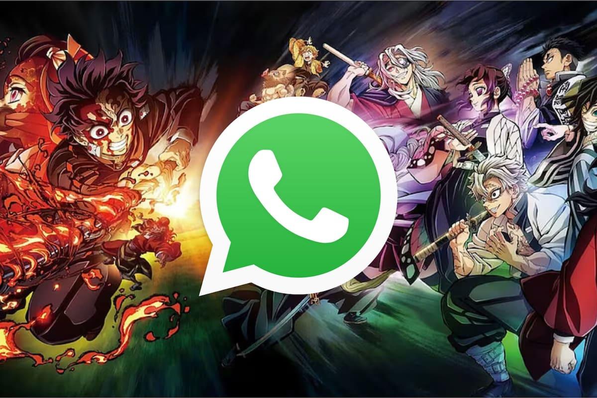 Modo Kimetsu no Yaiba en WhatsApp