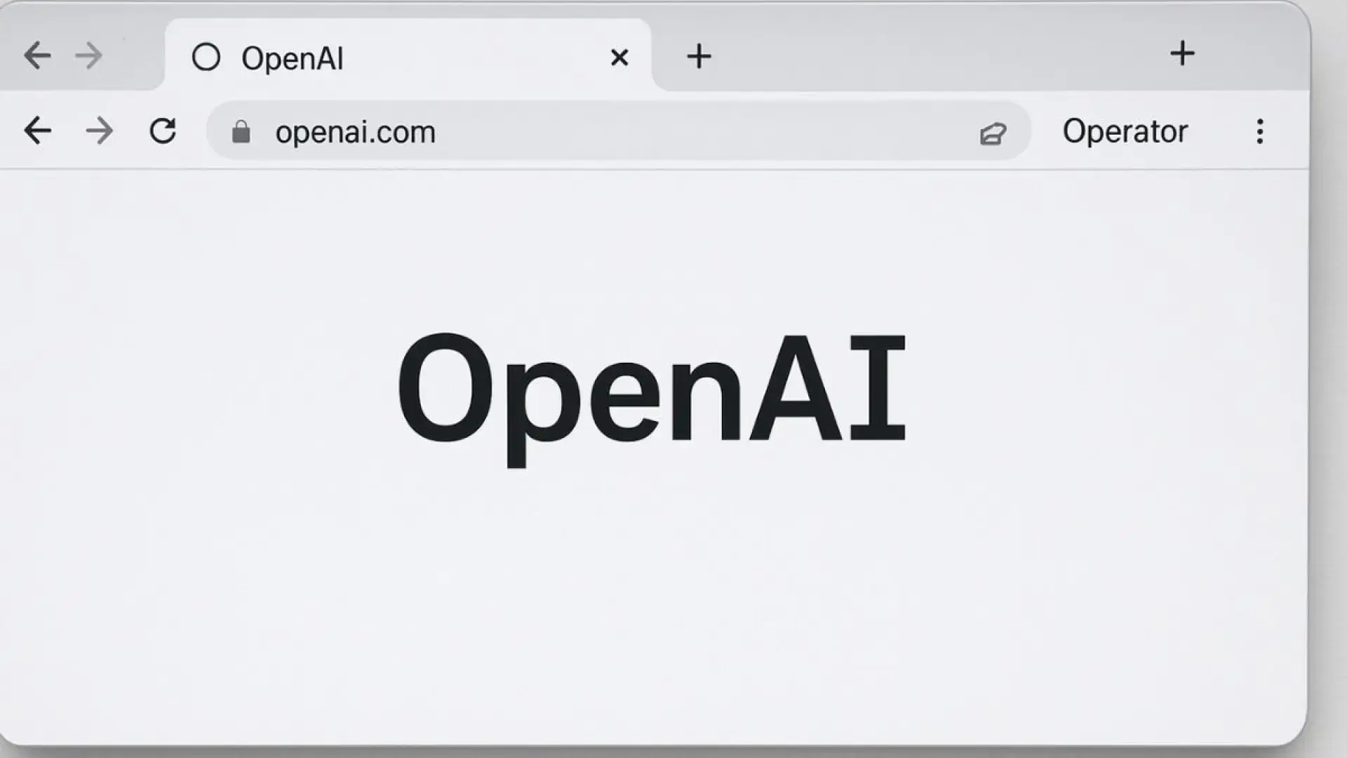 Interfaz navegador OpenAI