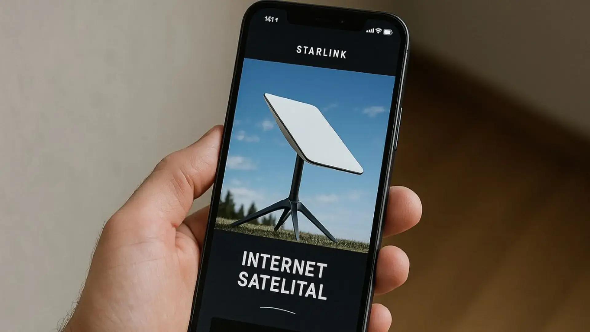 Starlink móvil satélite