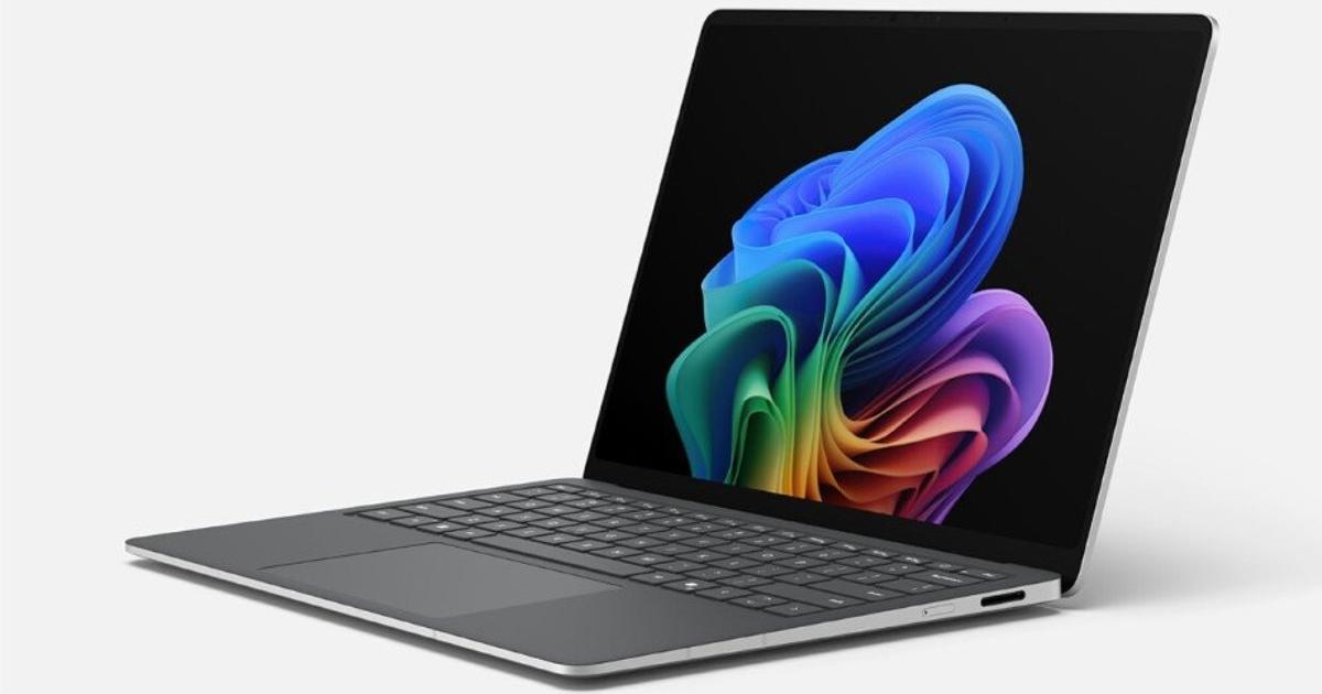 Interior del Surface Laptop 5G