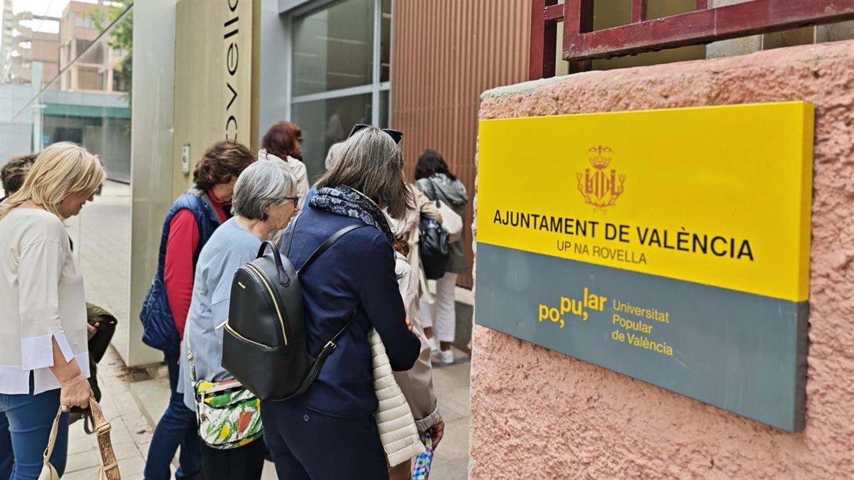 Matrícula Universidad Popular Valencia