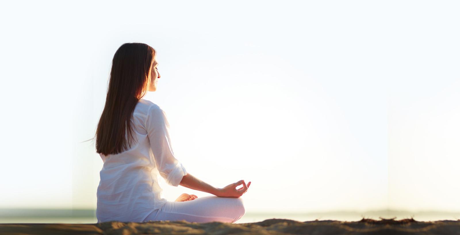 relajación y meditación en la naturaleza