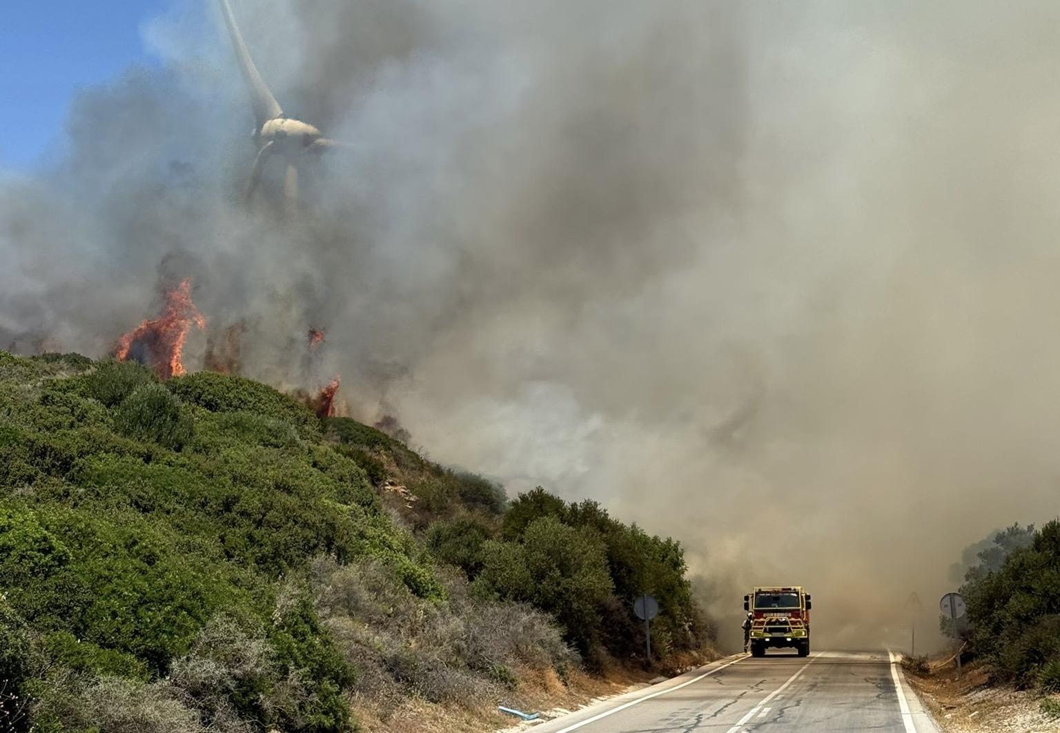 Evacuación de viviendas y operativo de emergencia