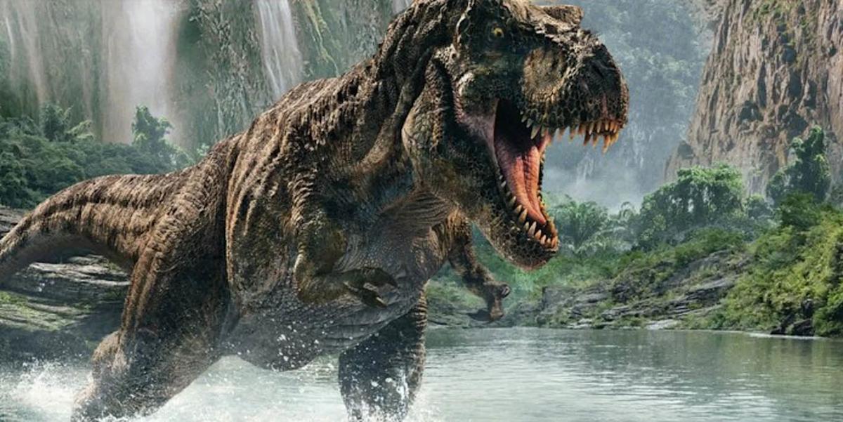 Escena de aventura en Jurassic Park