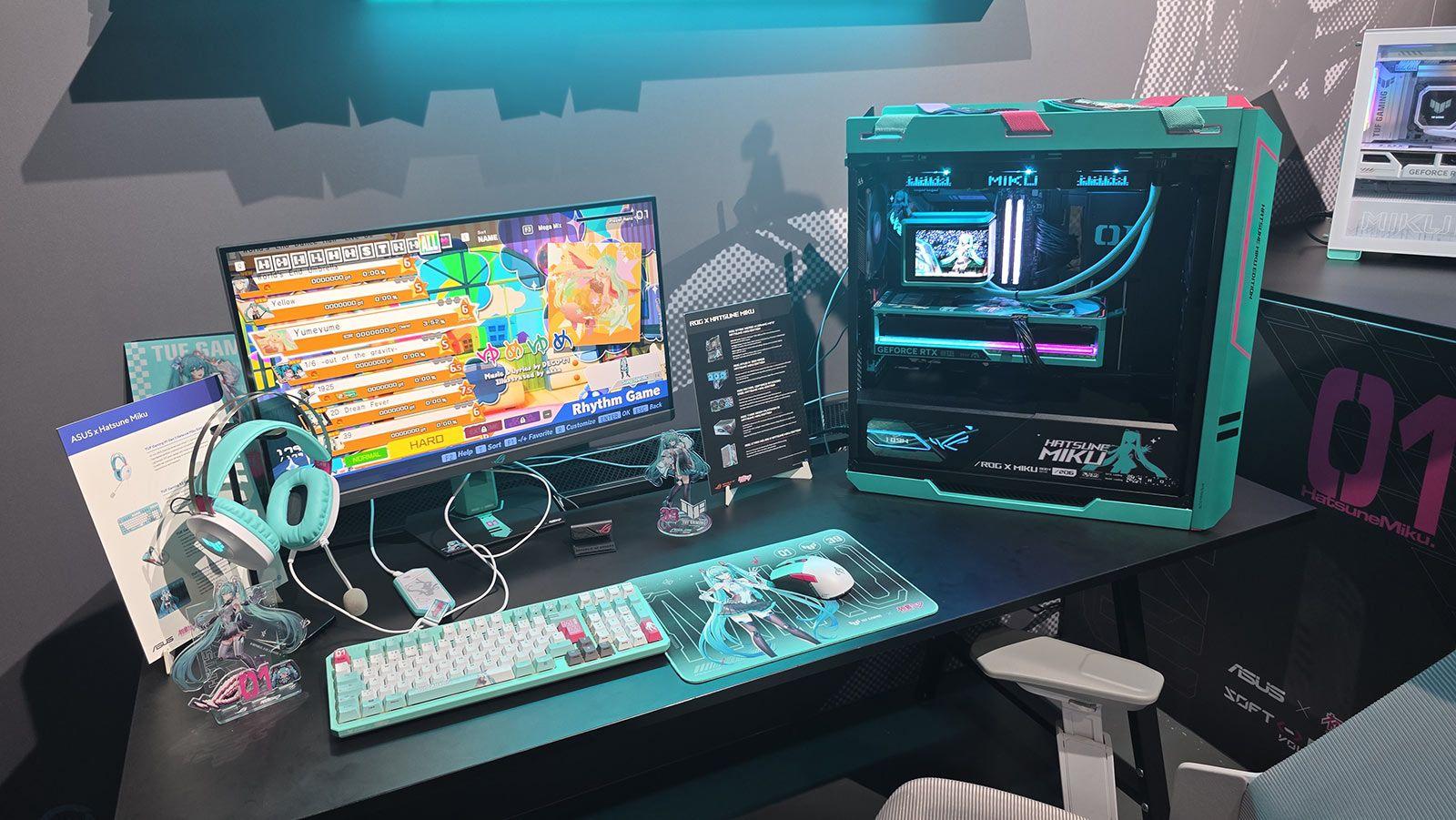 Colaboración ASUS x Hatsune Miku
