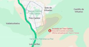 Google Maps para evitar incendios