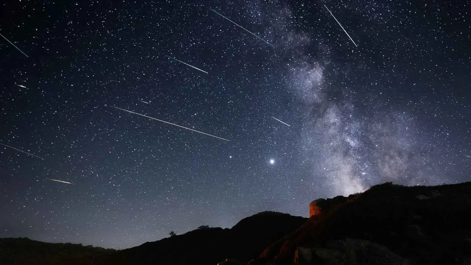 Fotografía de la lluvia de perseidas