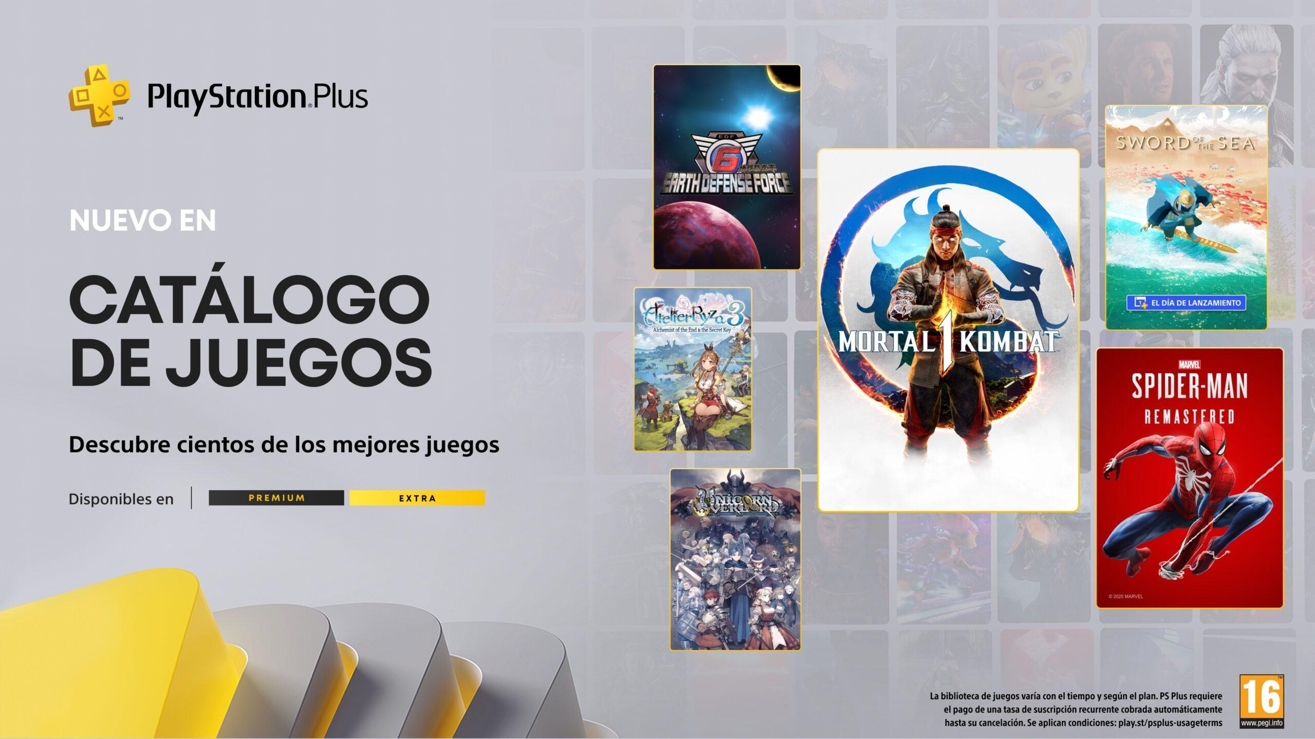 Novedades PS Plus Extra y Premium agosto