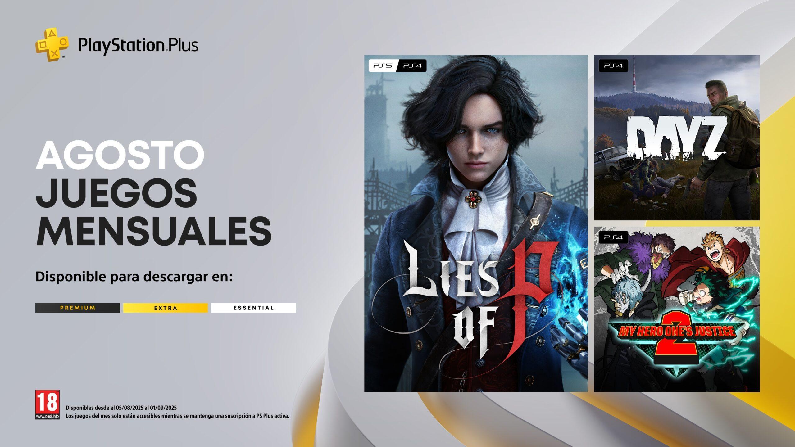 Juegos de PlayStation Plus agosto