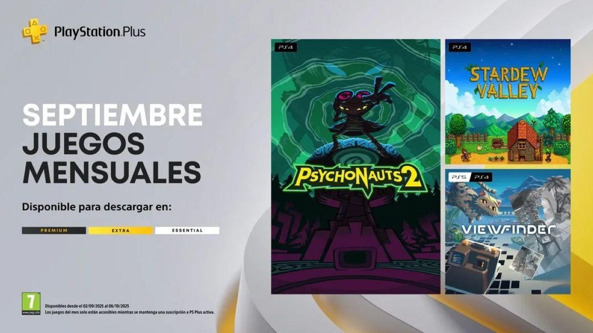 Selección de juegos mensuales de PS Plus
