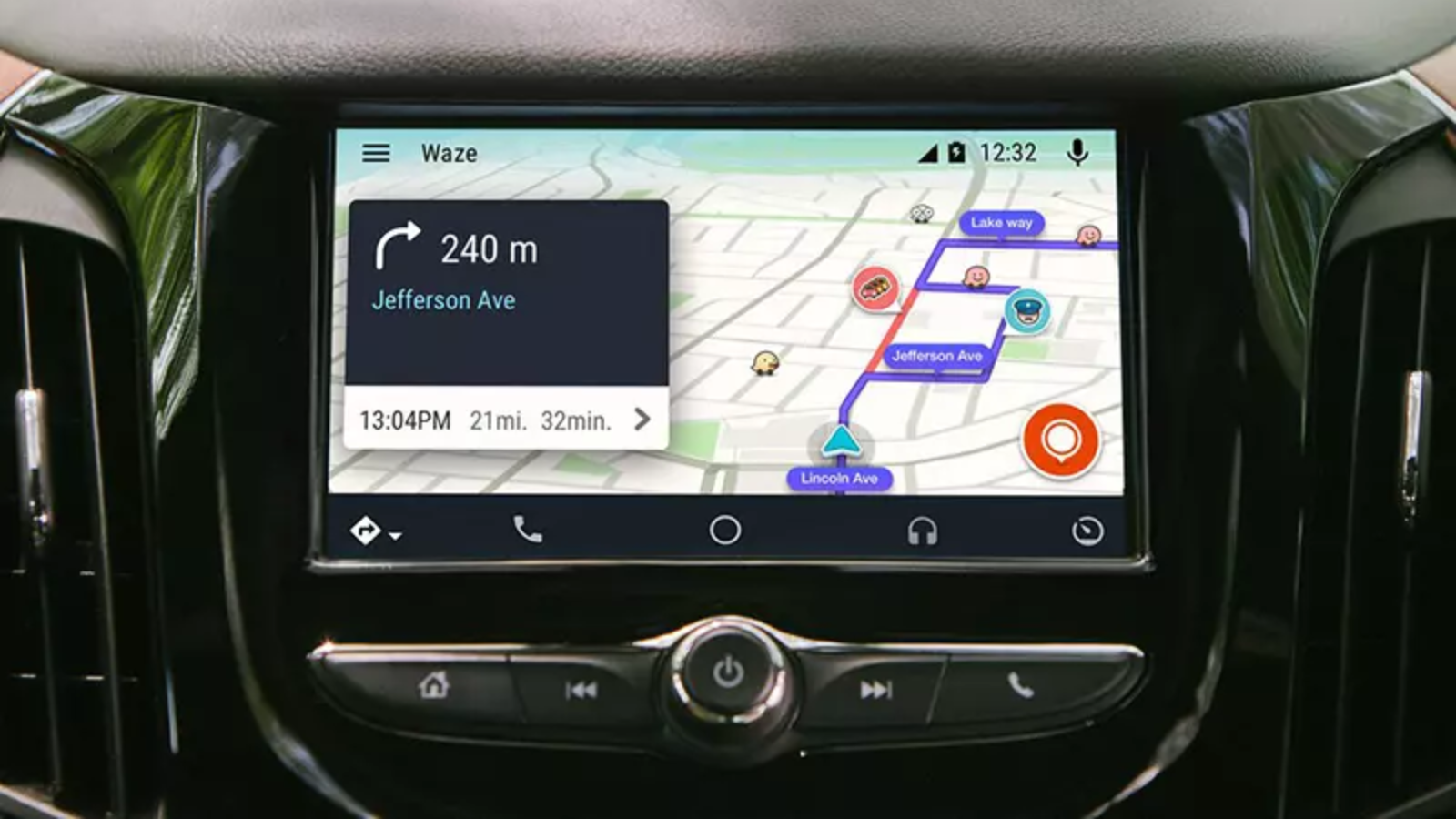 Aplicación Waze en Android