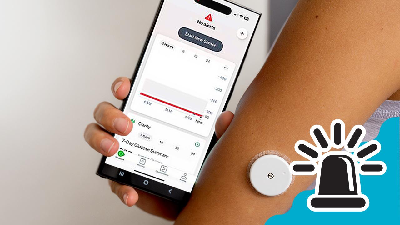 Pantalla fallo alerta Dexcom G7