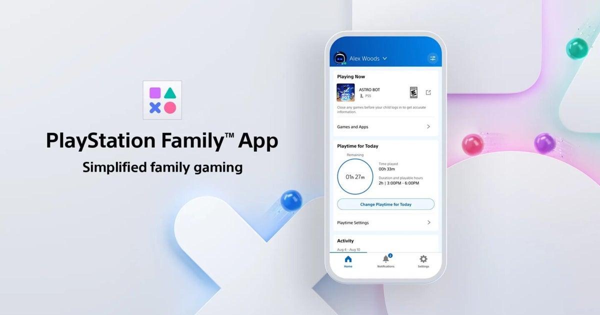 PlayStation Family app de control parental
