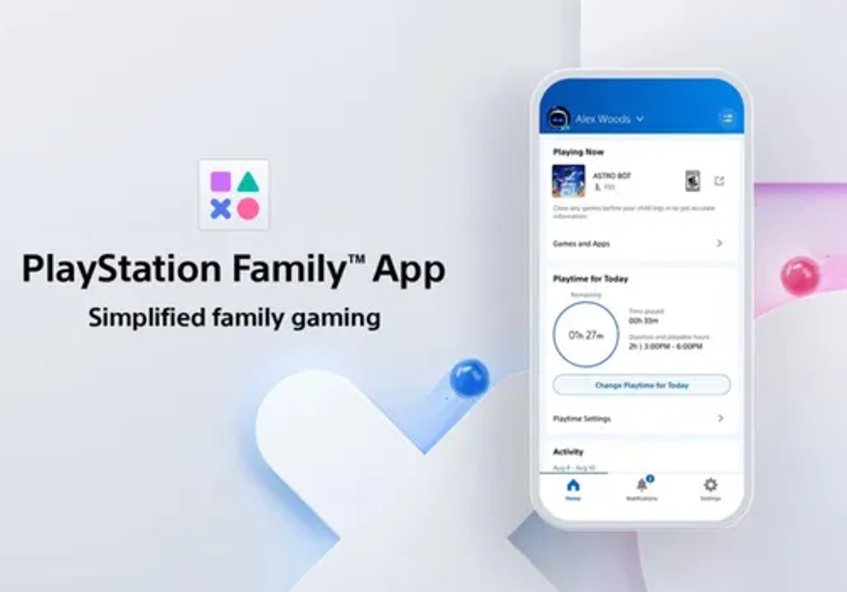 Aplicación PlayStation Family control parental