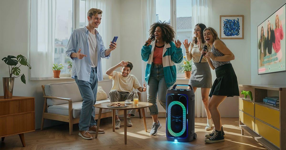 Iluminación LED Samsung Sound Tower