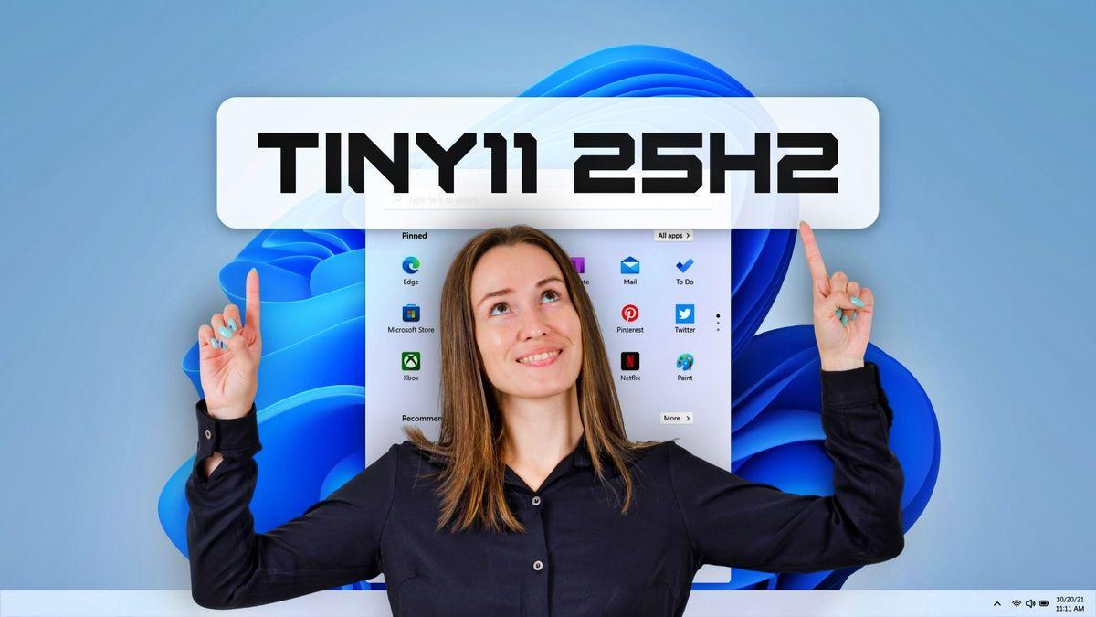 Tiny11 para Windows 11 25H2