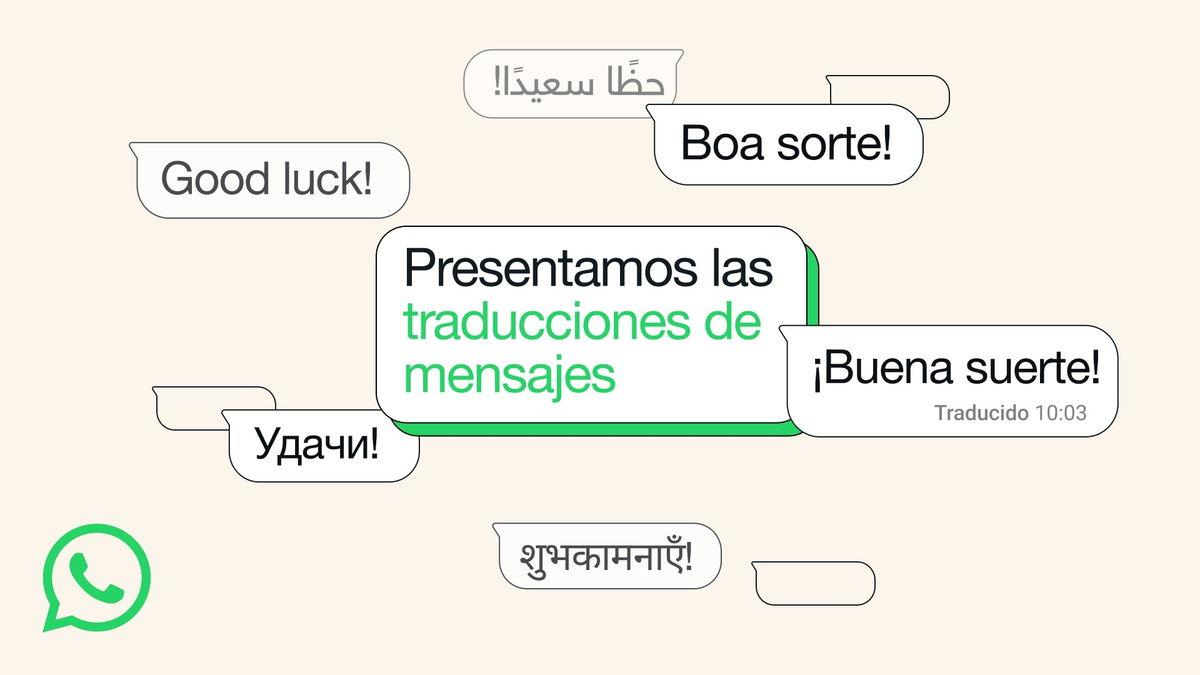 Traducción de mensajes en WhatsApp