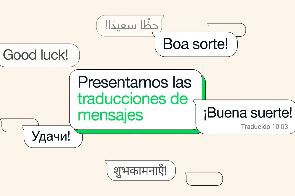 Traducción de mensajes en WhatsApp