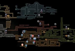 mapa interactivo de Silksong
