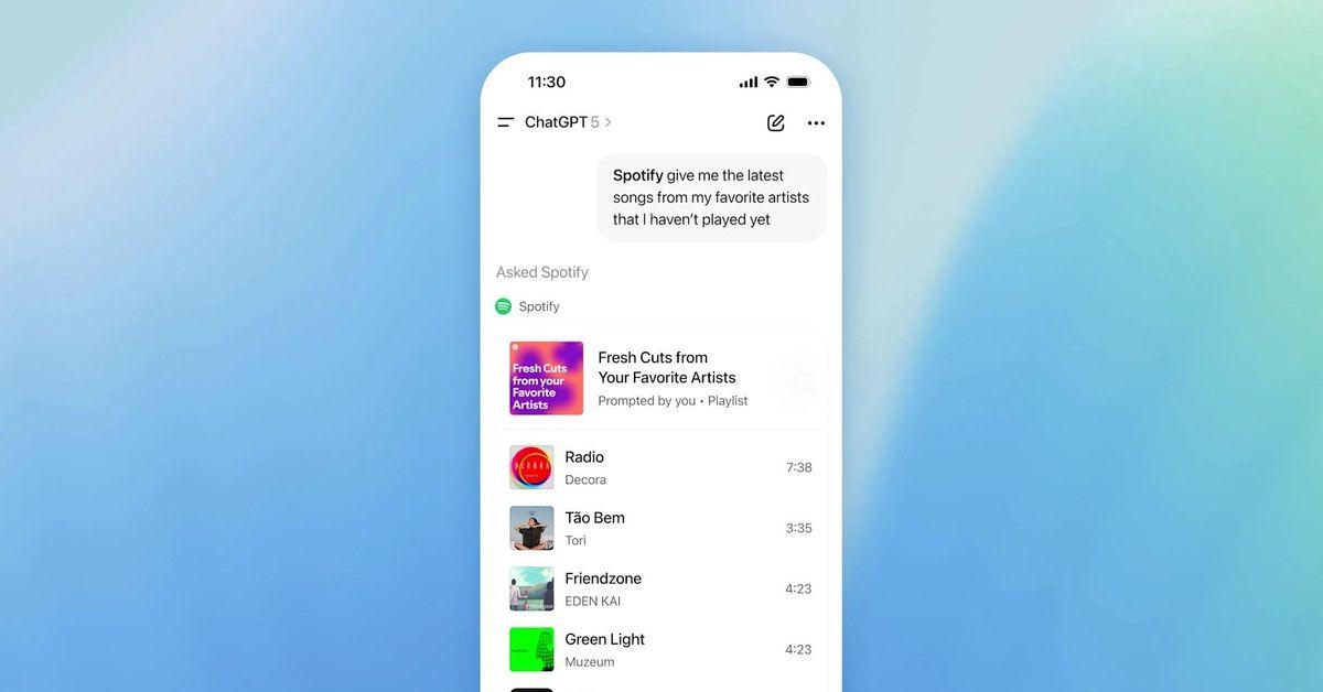 Apps conectadas a ChatGPT