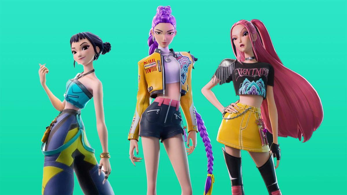 Guerreras K-pop en Fortnite