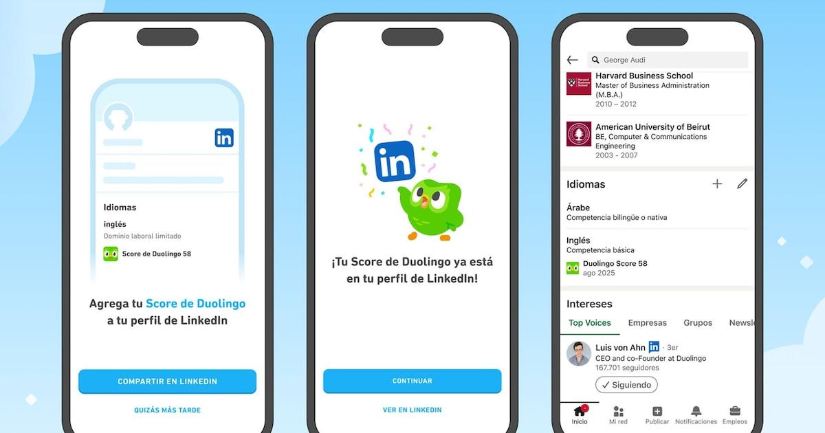 Integración y novedades de Duolingo
