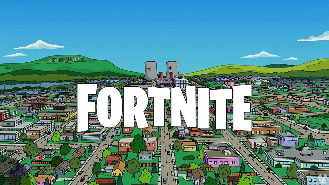 Mapa de Springfield en Fortnite Mapa de Springfield en Fortnite