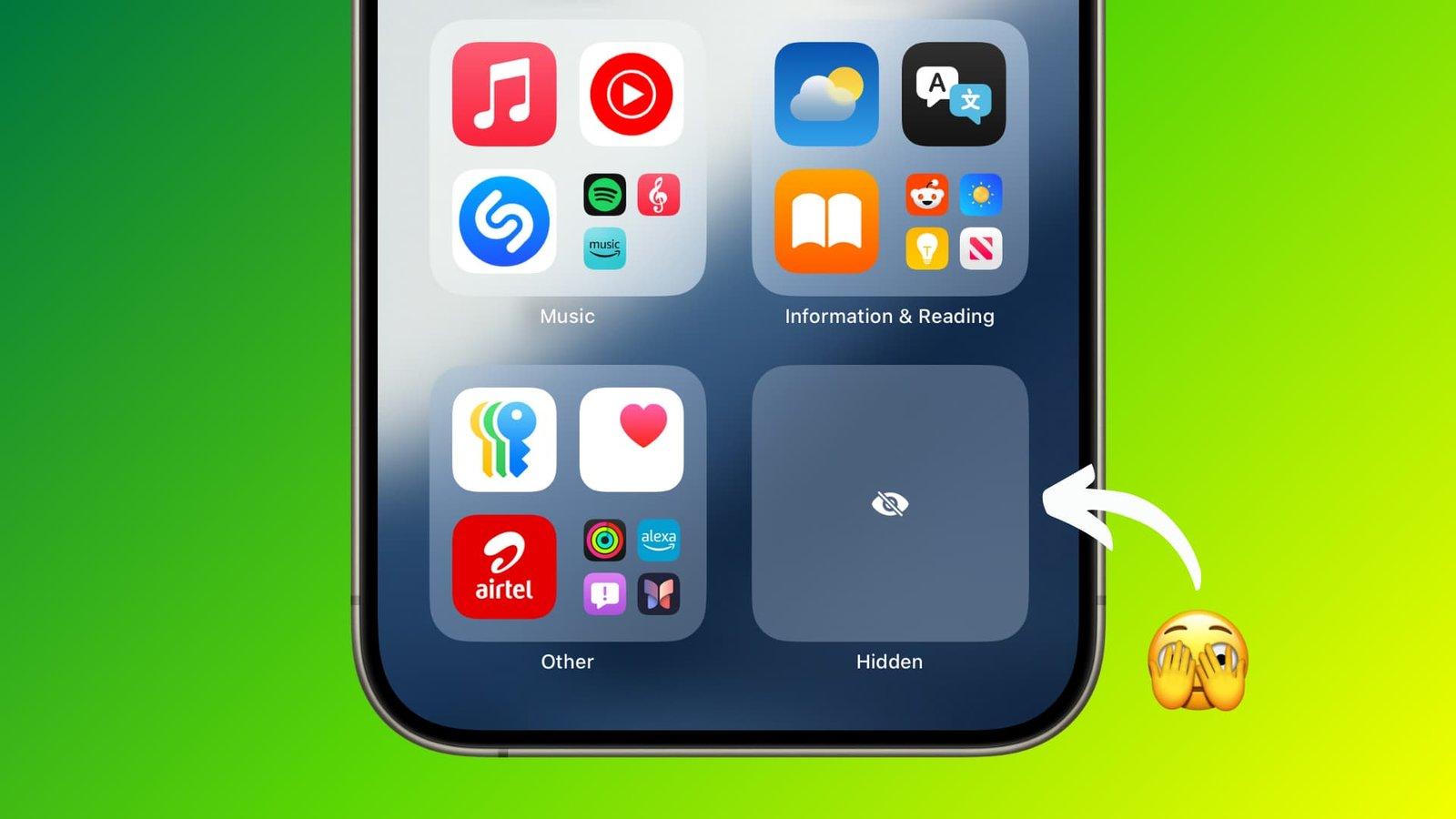 Cómo ocultar apps en iPhone