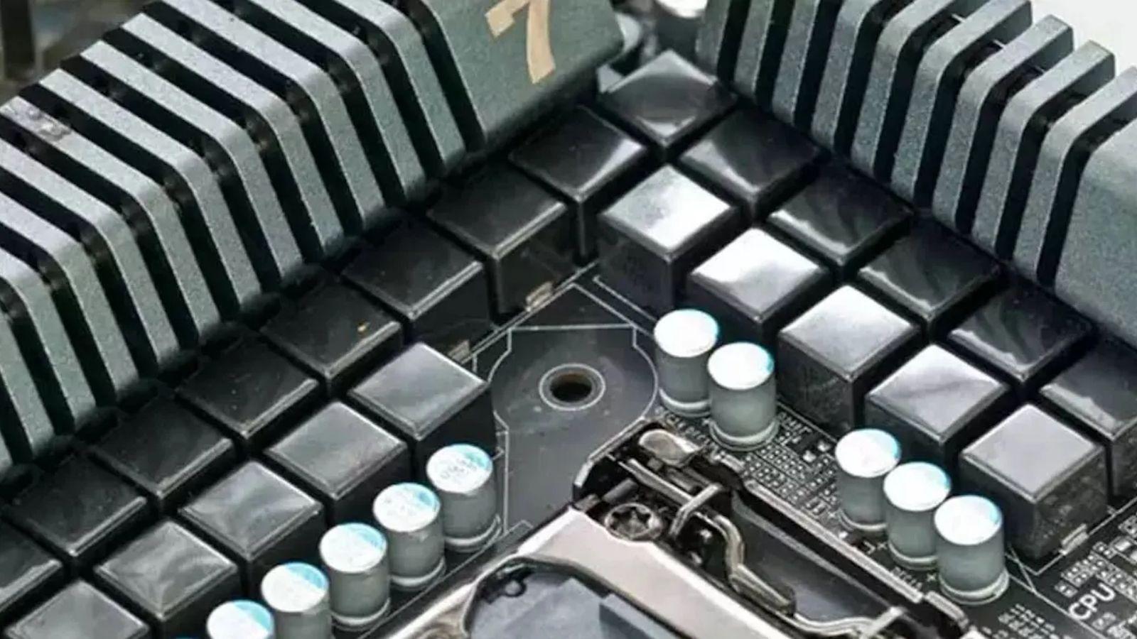 VRM y conectores de la placa base