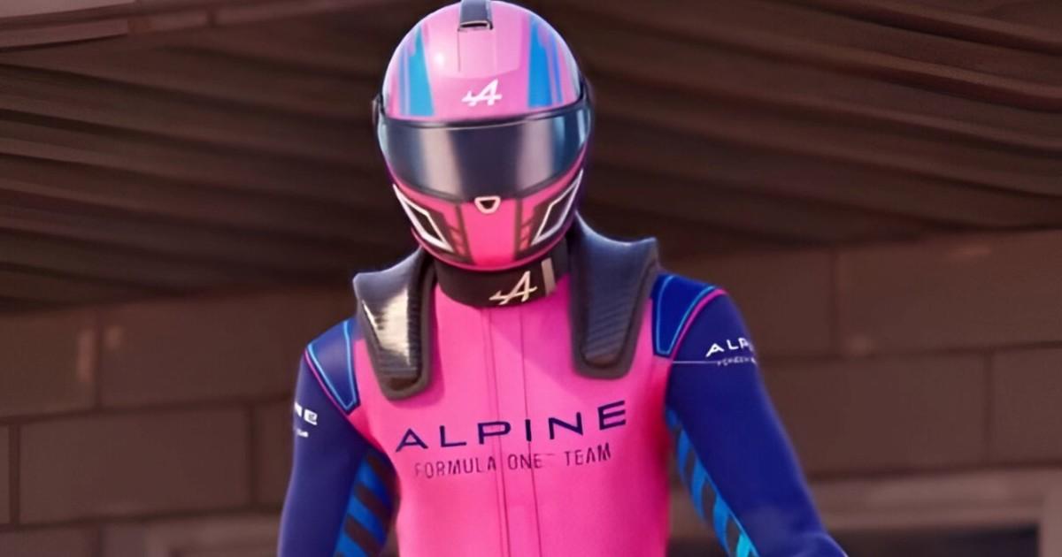 Contenido oficial de F1 en Fortnite