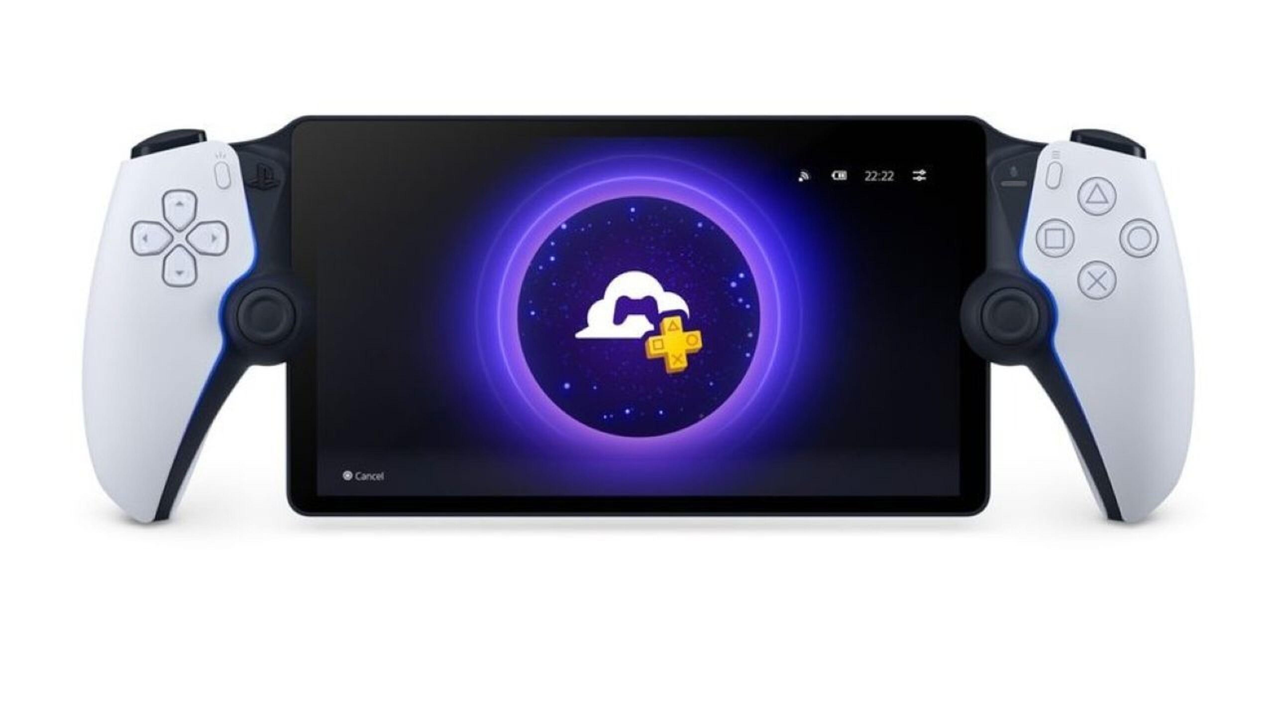 Dispositivo PlayStation Portal con juego en la nube