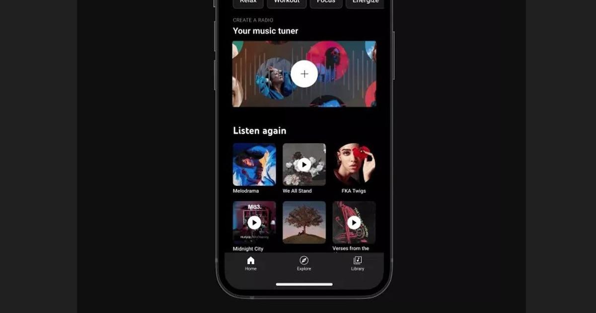 Cómo buscar dentro de listas de YouTube Music