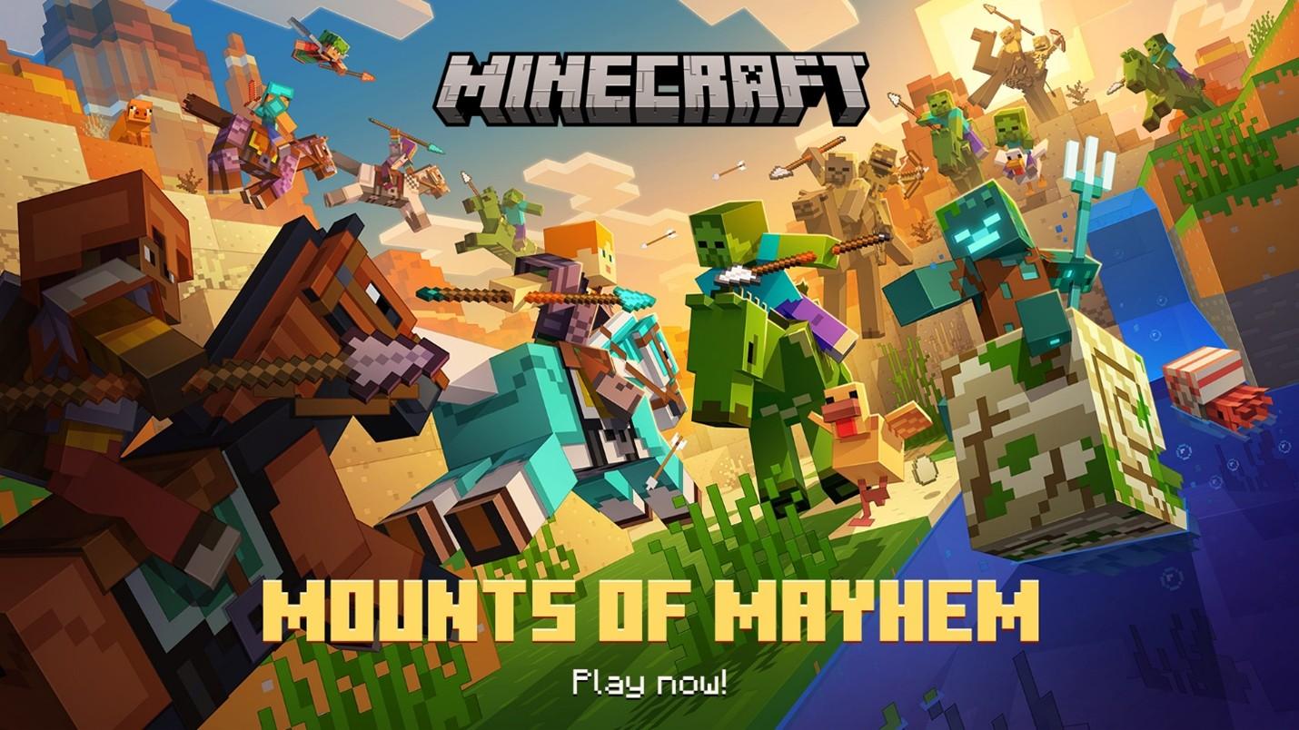 Actualización Mounts of Mayhem en Minecraft
