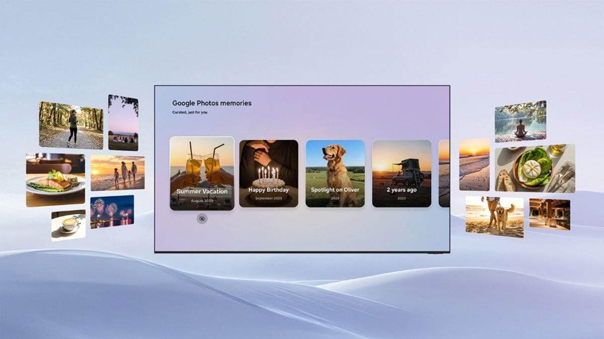 Integración de Google Fotos en televisores Samsung con IA