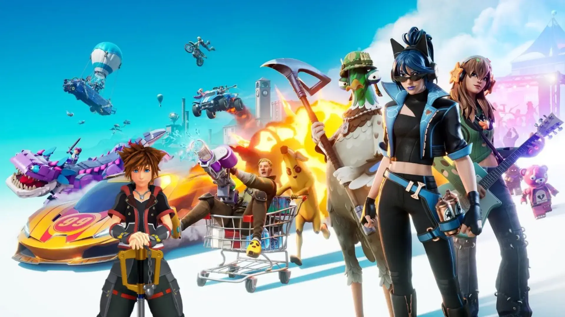 Colaboración Fortnite Kingdom Hearts Crossover Fortnite Kingdom Hearts