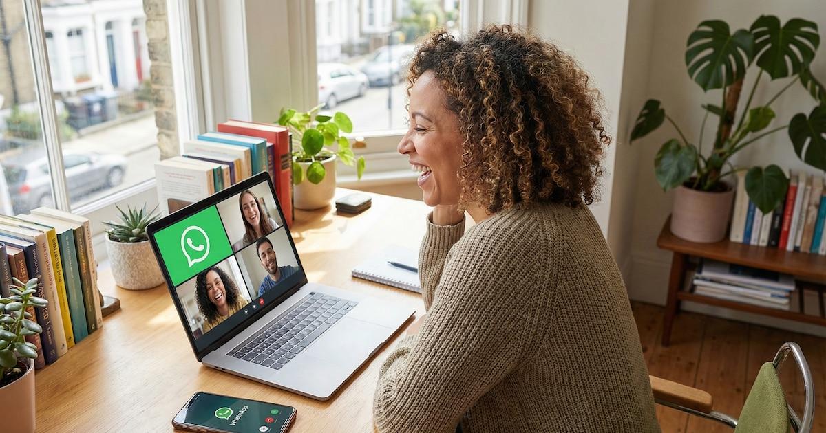 Compartir pantalla en videollamadas de WhatsApp Web