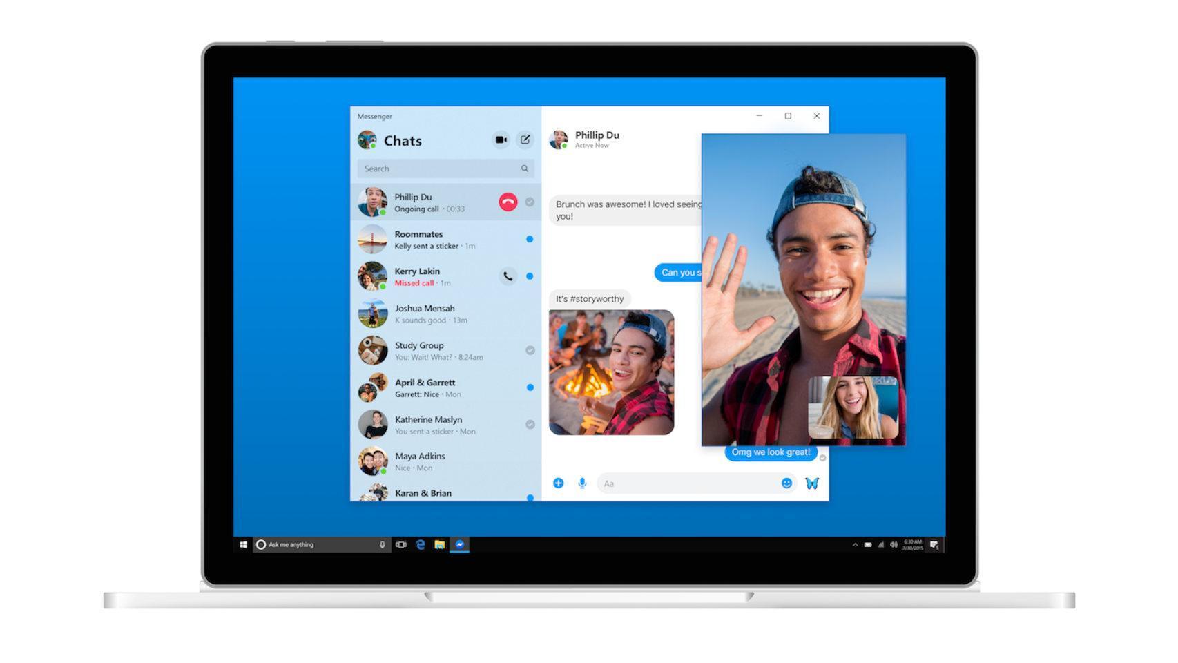 cierre de messenger.com