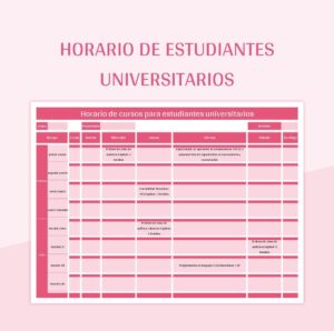 excel para estudiantes universitarios
