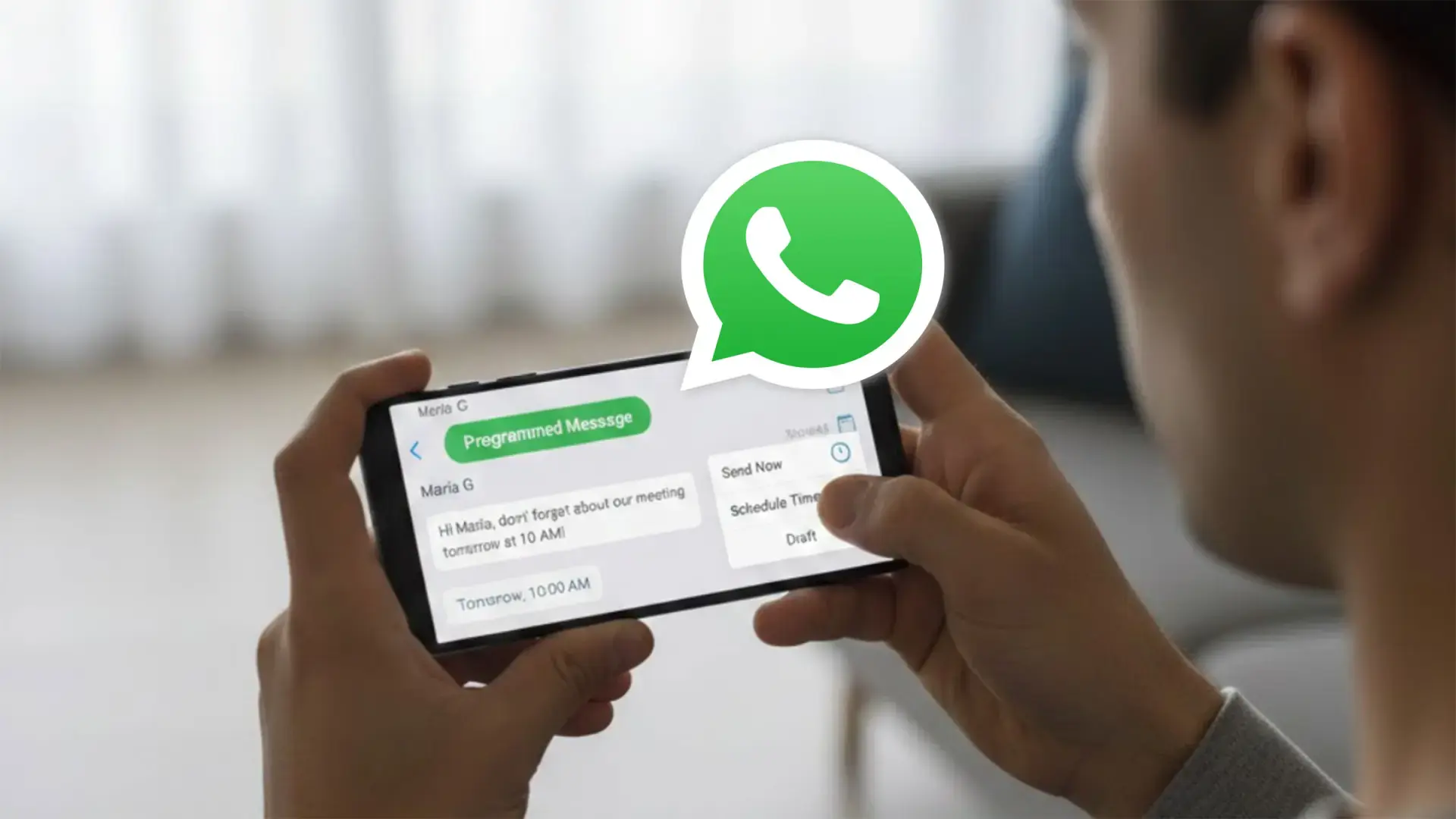 funcionamiento de mensajes programados en WhatsApp funcionamiento de mensajes programados en WhatsApp