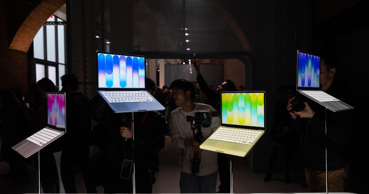 MacBook Neo en diferentes colores