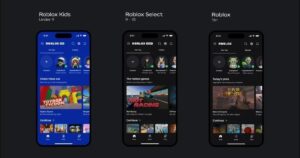 Roblox presenta las cuentas de niveles de edad 'Kids' y 'Select'