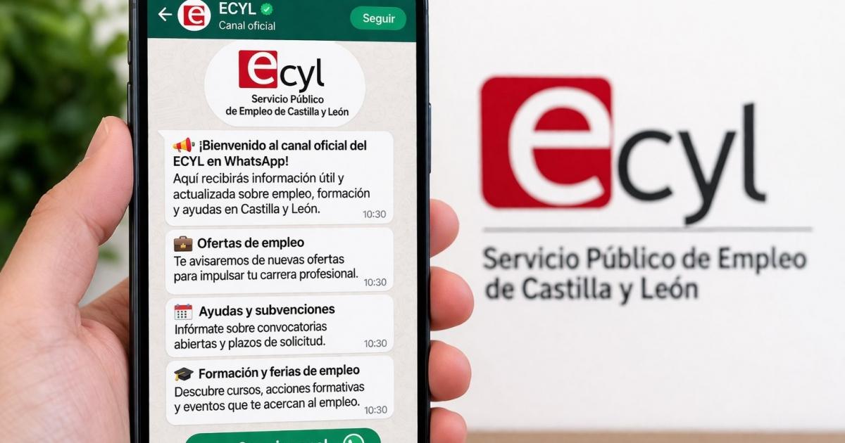 Canal de WhatsApp del Ecyl Canal de WhatsApp del Ecyl con ofertas de empleo
